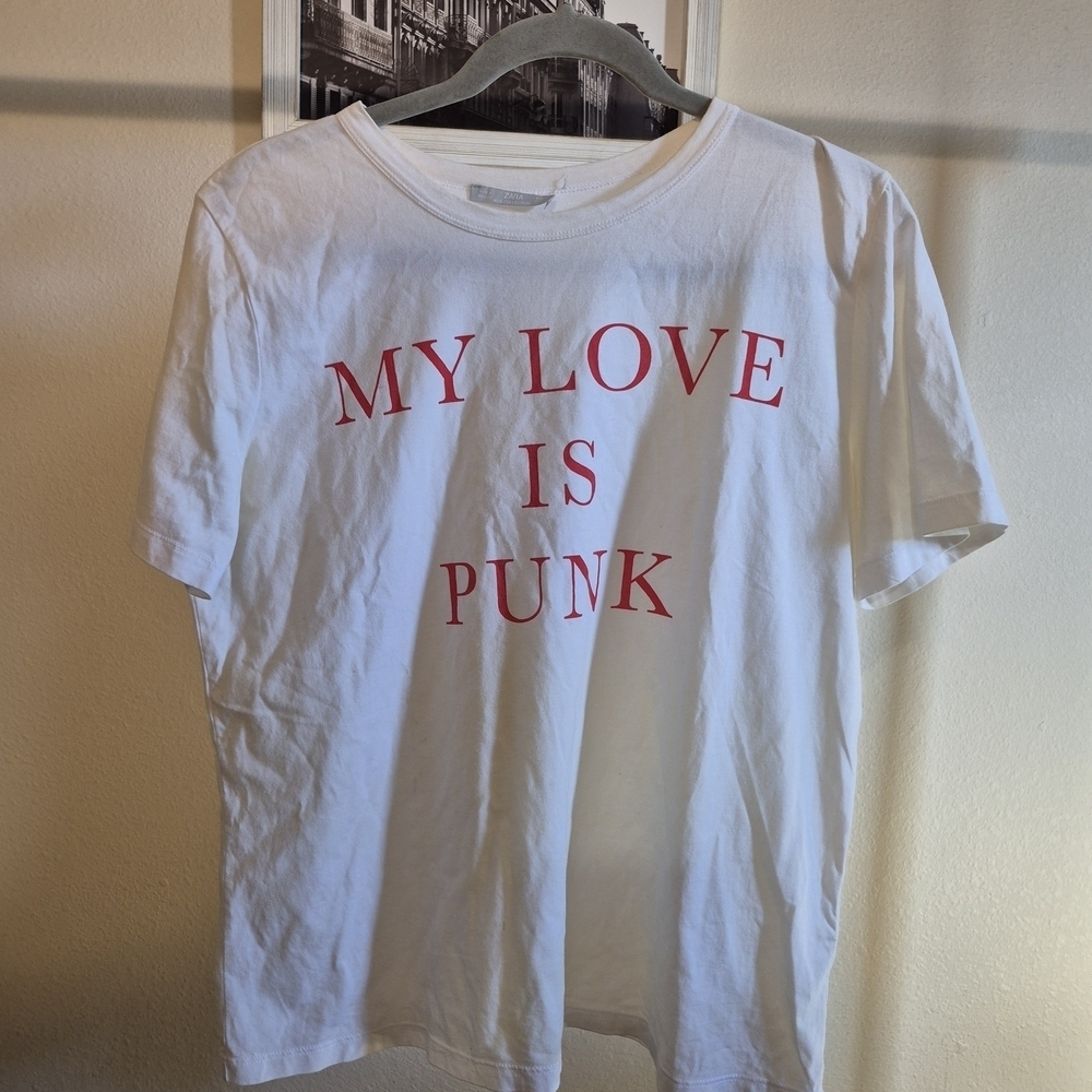 Zara White T-Shirt